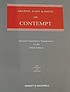 Arlidge, Eady & Smith on contempt. by  David Eady 
