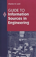 Guide to information sources in engineering