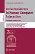 Universal access in human-computer interaction... door  Constantine Stephanidis 