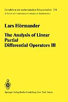 The analysis of linear partial differential operators. 3, Pseudo-differential operators.