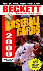 The official 2000 price guide to baseball cards