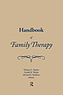 Handbook of family therapy : the science and practice of working with families and couples