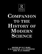 Companion to the history of modern science