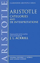 Categories, and De interpretatione,