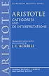 Categories, and De interpretatione,