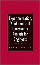Experimentation, validation, and uncertainty analysis for engineers