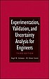 Experimentation, validation, and uncertainty analysis... 著者： Hugh W Coleman
