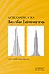 Introduction to Bayesian econometrics by  Edward Greenberg 