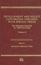 Development and policy concerning children with special needs