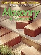 Masonry & concrete