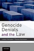 Genocide denials and the law