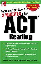 Increase your score in 3 minutes a day. ACT reading
