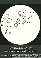 Archivos do Museu Nacional do Rio de Janeiro.