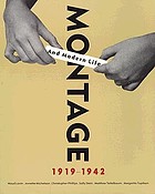 Montage and modern life, 1919-1942