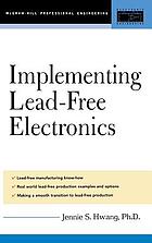 Implementing lead-free electronics