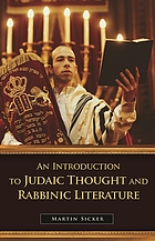 An introduction to Judaic thought and rabbinic literature