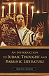 An introduction to Judaic thought and rabbinic... por Martin Sicker