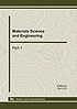 Materials science and engineering : selected,... by Garry Zhu