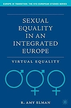 Sexual equality in an integrated Europe : virtual equality