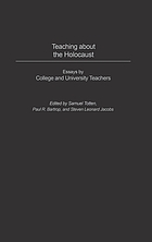 Teaching about the Holocaust essays by college teachers