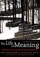 The life of meaning : reflections on faith, doubt, and repairing the world