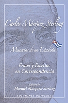 Memorias de un estadista : frases y escritos en correspondencia