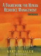 A framework for human resource management