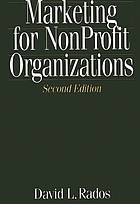 Marketing for nonprofit organizations