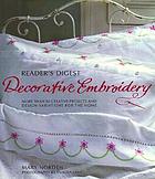 Decorative embroidery