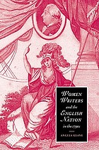 Women writers and the English nation in the 1790s : romantic belongings
