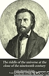 The riddle of the universe at the close of the nineteenth century,