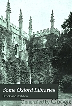 Some Oxford libraries,