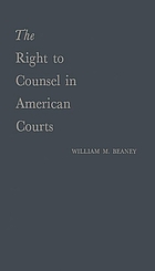 The right to counsel in American courts
