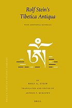 Rolf Stein's Tibetica antiqua : with additional materials