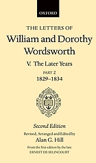 The letters of William and Dorothy Wordsworth