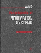 Encyclopedia of Information Systems Cover Art
