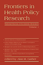 Frontiers in health policy research. 1