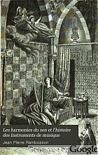 Les harmonies du son et l'histoire des instruments de musique,