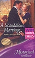 A scandalous marriage door Mary Brendan