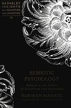 Semiotic psychology : speech as an index of emotions and attitudes