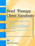 Brief therapy client handouts