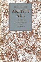 Artists all : creativity, the university, and the world