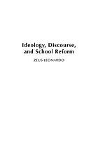 Ideology, discourse, and school reform
