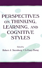 Perspectives on thinking, learning, and cognitive styles