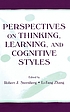 Perspectives on thinking, learning, and cognitive styles