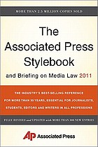 2011 stylebook and briefing on media law