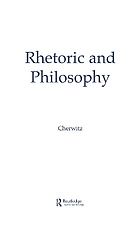 Rhetoric and philosophy
