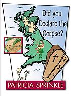 Did you declare the corpse? : a thoroughly Southern mystery
