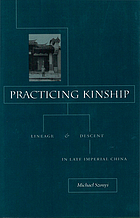 Practicing kinship : lineage and descent in late imperial China