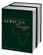 The Oxford encyclopedia of African thought